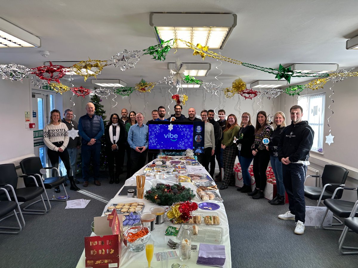 🎅 More Christmas festivities at the Vibe office yesterday! What better way to get in the festive spirit than with a buffet, a quiz &amp; some highly coveted office awards 🏆🎄

#traveltechnology | #officeparty | #christmasparty