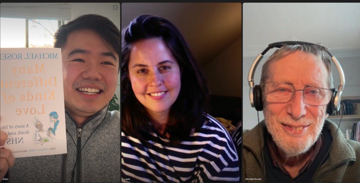 Our very own brilliant @allan_xu and <a href="/LeylsTurk/">Dr Leyla Turkoglu</a> have been working on something really pretty amazing with <a href="/MichaelRosenYes/">Michael Rosen 💙💙🎓🎓 NICE 爷爷</a>.

Coming to you soon…