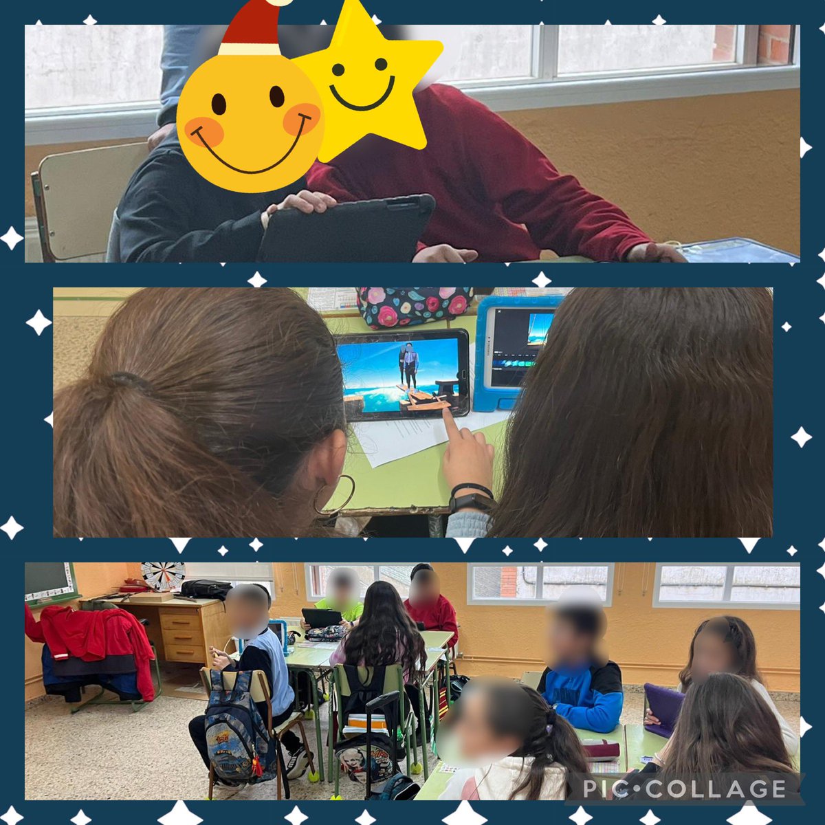 CEIP_Maximino's tweet photo. Ayer los mayores del cole prepararon, grabaron y editaron sus vídeos con el apoyo de los maestros colaboradores de @TICABurgos 

Gracias a por esta magnífica propuesta. Podéis volver cuando queráis ☺️

#cromasincroma https://t.co/NH3EryVp7j