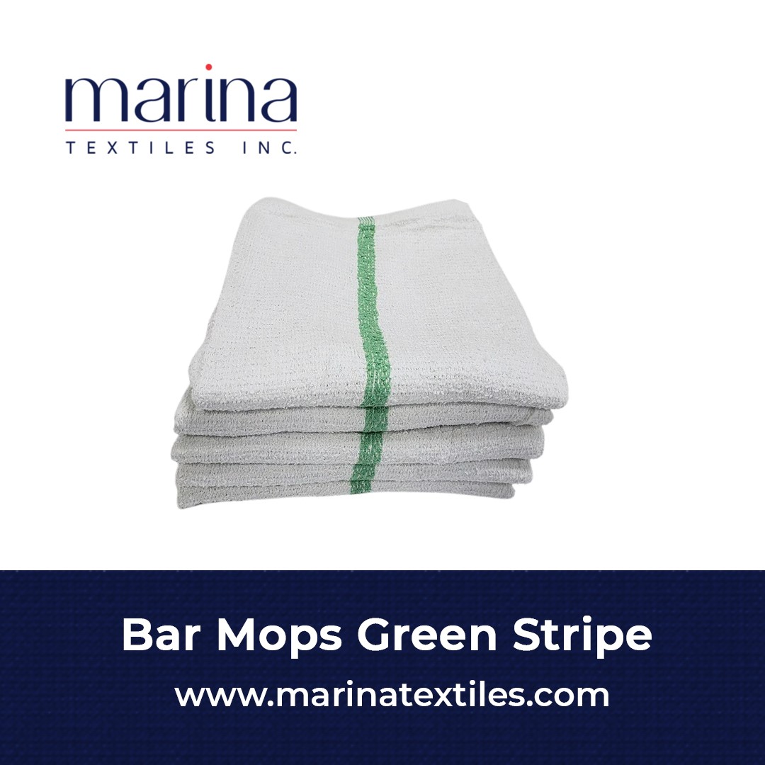 MARINATEXTILES's tweet photo. Bar Mops - White with Greencenter stripe

📞  1.888.627.4621
🖥 https://t.co/tMiOOYk1Sw

#hotellinens #hospitality #marinatextiles #spalinens #bedsheets #towels #blankets #textilewholesale #textileimporter #hospitallinens #healthcare #wholesaler #linens #textiles #laundries https://t.co/RL9j9B30Fu