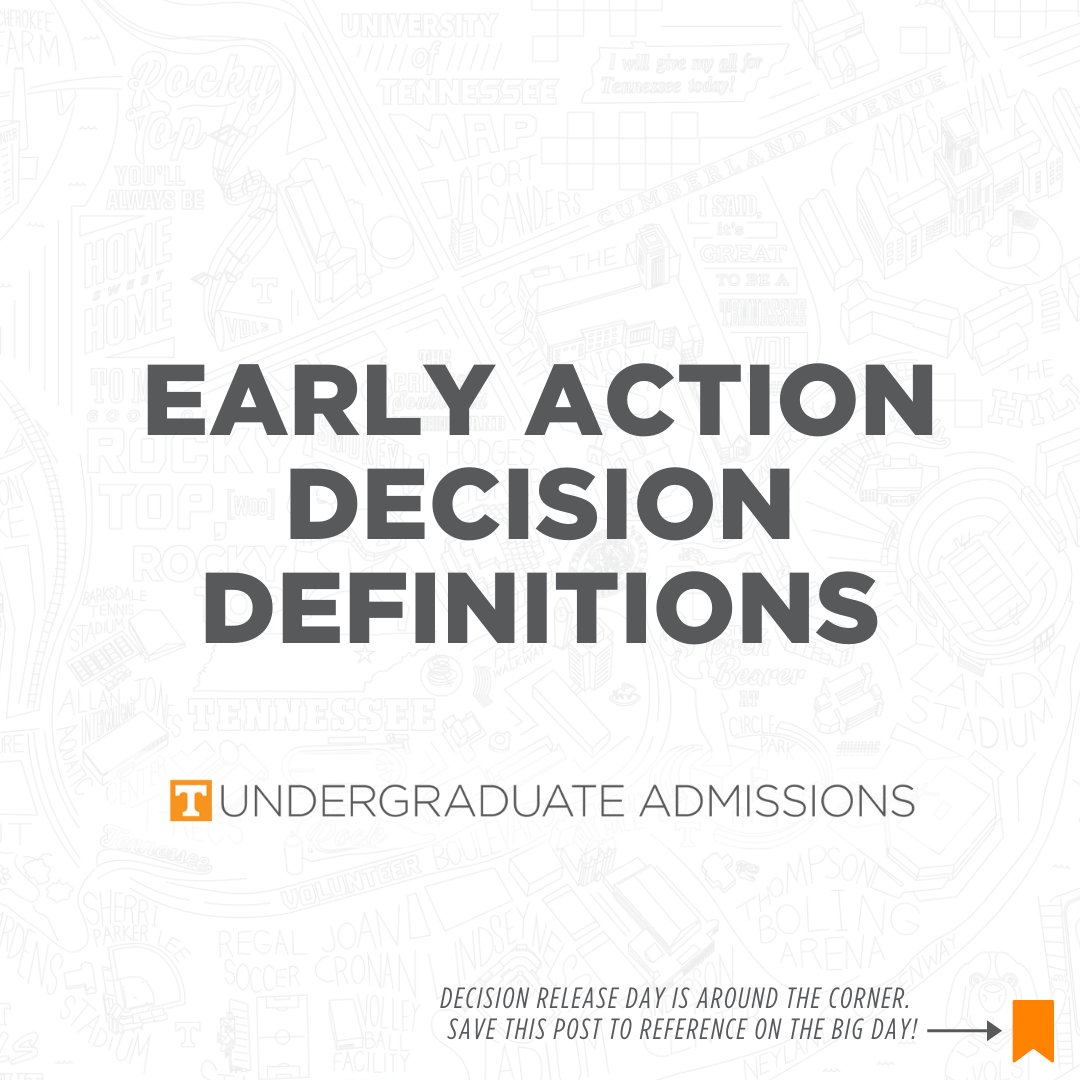 UT_Admissions's tweet image. Early Action status updates will be released on Tuesday, December 20. We've broken down the definitions of the updates you can receive to keep you informed.