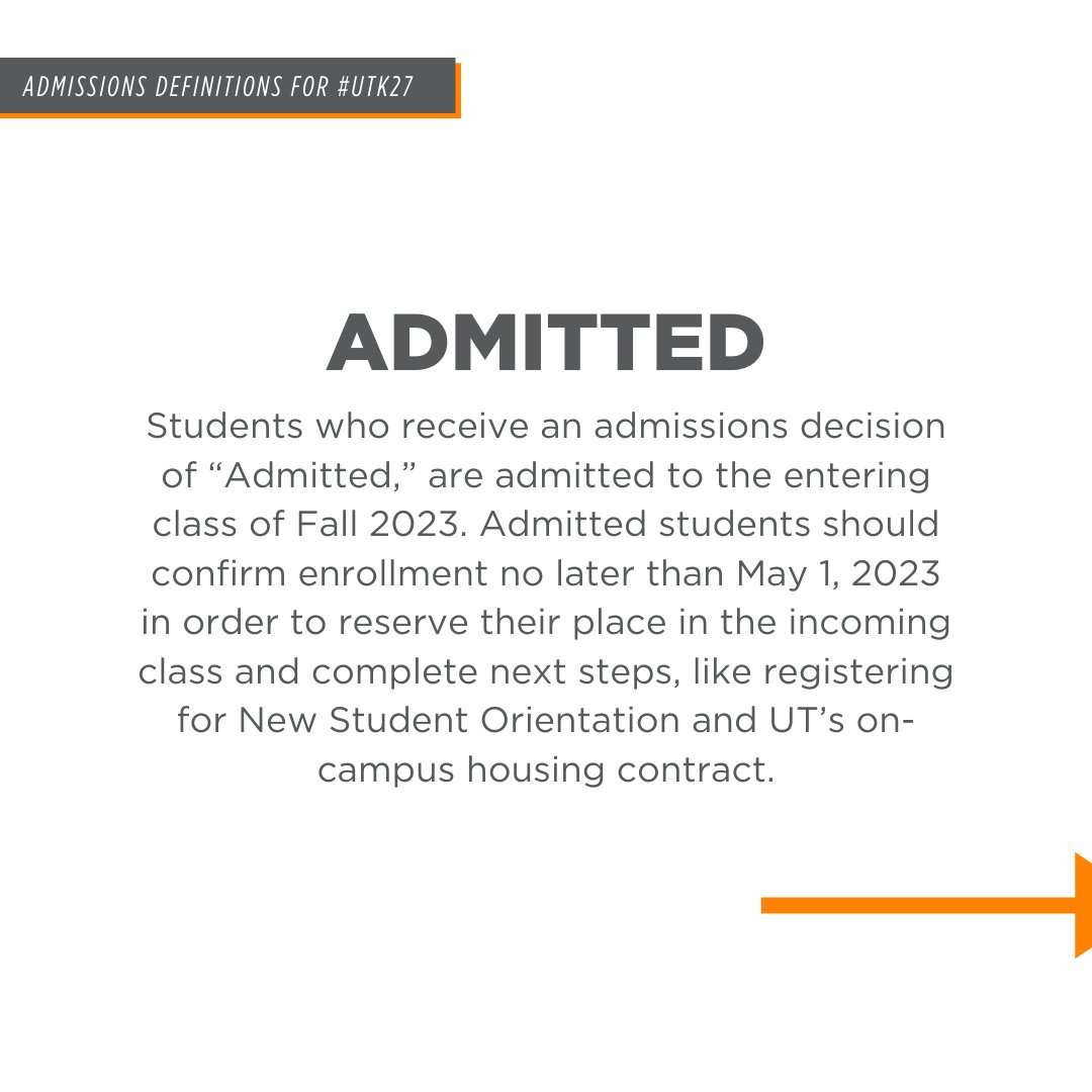 UT_Admissions's tweet image. Early Action status updates will be released on Tuesday, December 20. We've broken down the definitions of the updates you can receive to keep you informed.