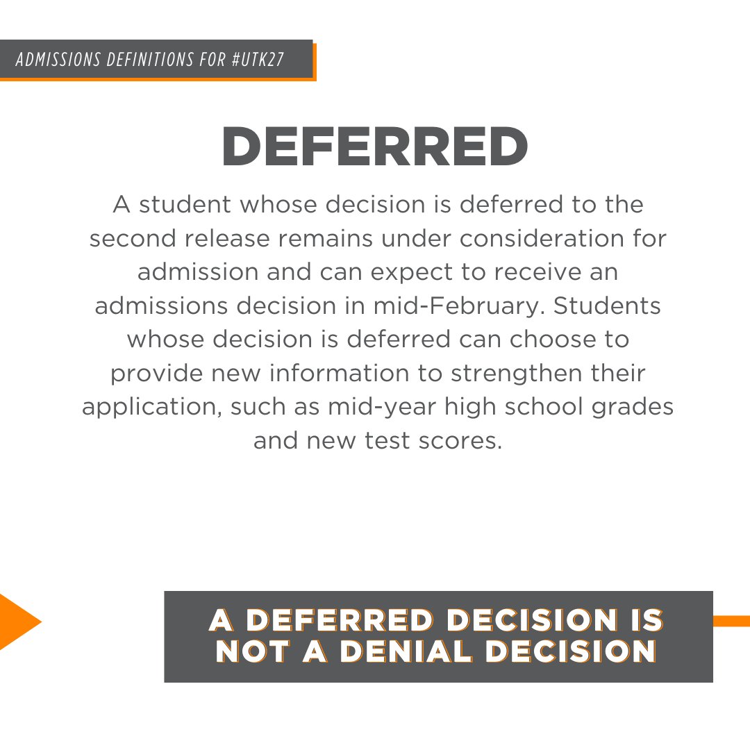 UT_Admissions's tweet image. Early Action status updates will be released on Tuesday, December 20. We've broken down the definitions of the updates you can receive to keep you informed.