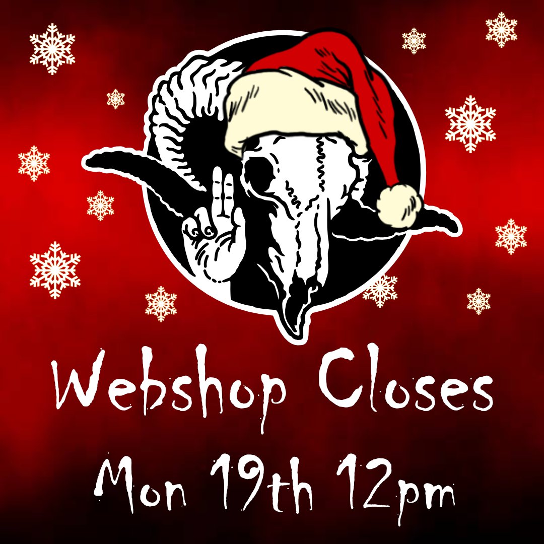 🎄Last Orders of the year🎄

Our webstore will be dispatching the last Christmas orders out for delivery on the 19th of December.
All subsequent orders will be dispatched when we return from Christmas break on the 27th.

holygoat.beer/shop/