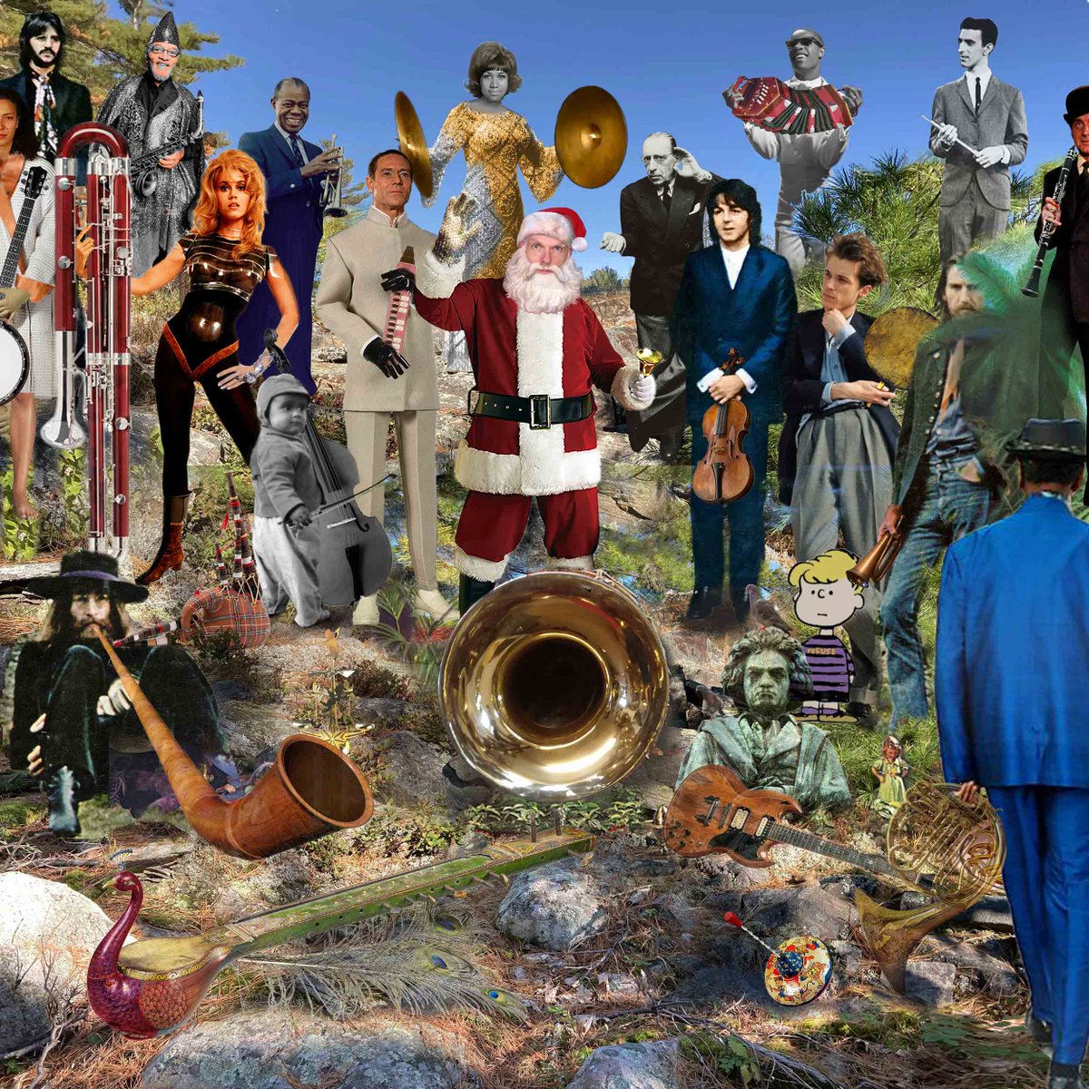 seasoned greetings from Santa Oz &amp; musical acquaintances.'i'd Love to Turn…', a soniferous carbon-neutral xMas gift now available here: pfony.bandcamp.com/album/id-love-…