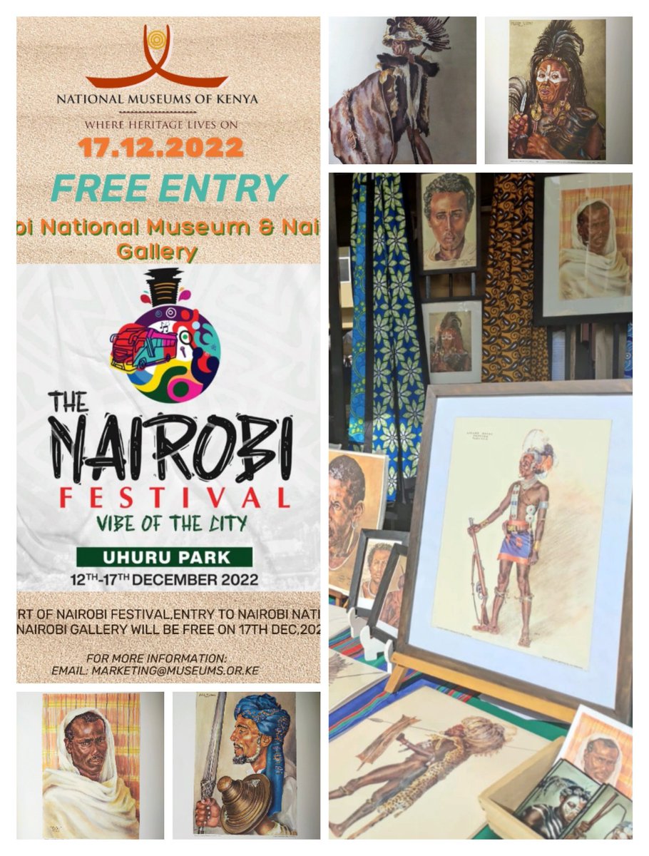 AffordableArtKE's tweet photo. One day only .... free entry to  @museumsofkenya tomorrow.

To celebrate, the @MuseumSociety shop will have special discounts on a range of books, Joy Adamson prints and many other items. We'll have a special stall set up near the entrance. 

#NairobiFestival

See you there! https://t.co/PEU5dnelJJ