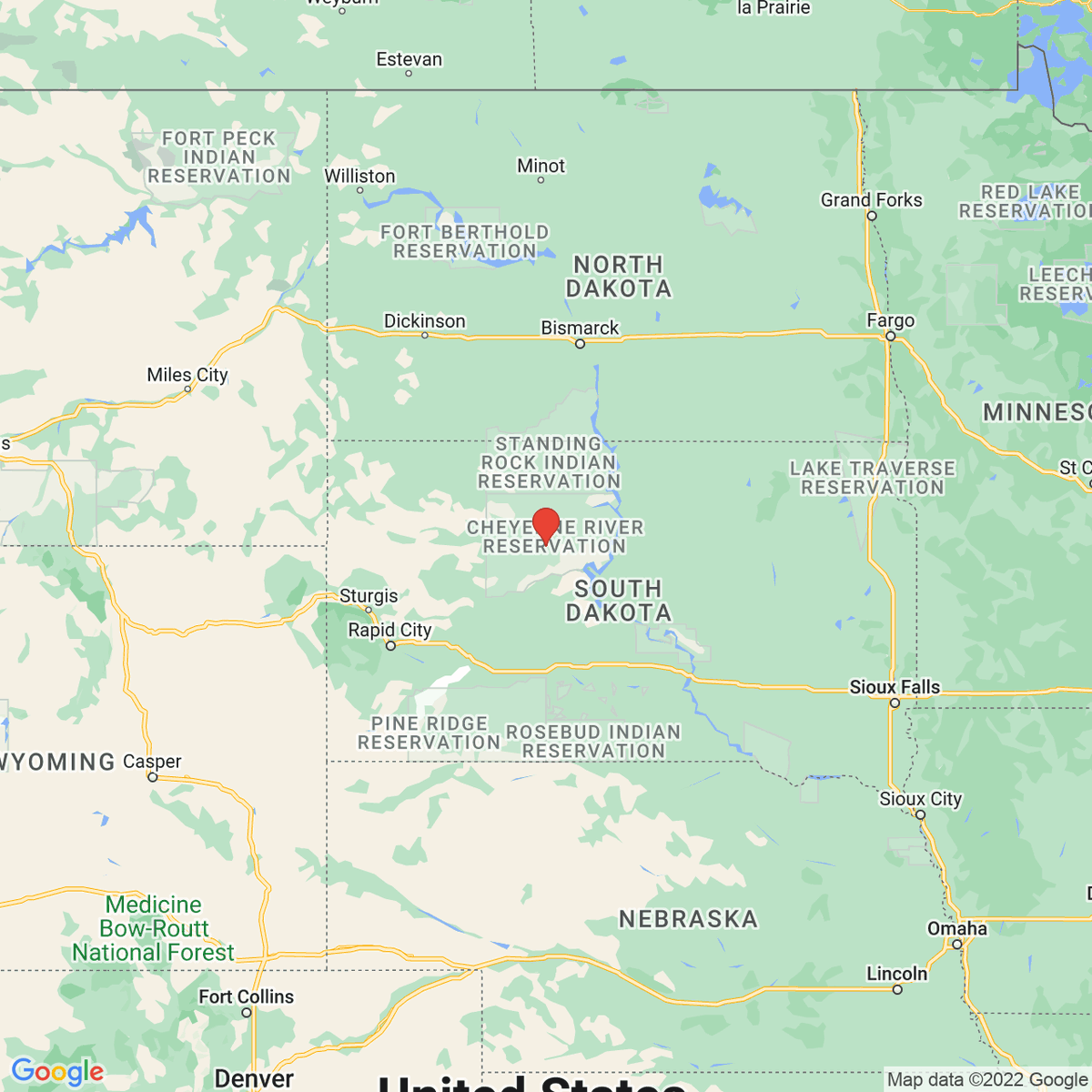 New town every hour on Twitter "Eagle Butte, South Dakota Population