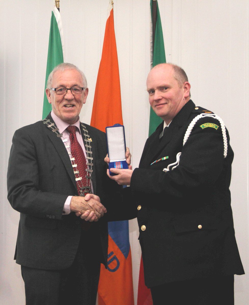 civildmayo's tweet photo. @civildmayo held our presentation night on the 15th Dec in the presence of Cathaoirleach @MayoCoCo Cllr Seamus Weir & our Director of Service Mr John Condon. Members received @CivilDefenceIRL Covid 19 & Long Service Medals & training certificates. Promotions where also announced. https://t.co/1Ebt6XQoXi