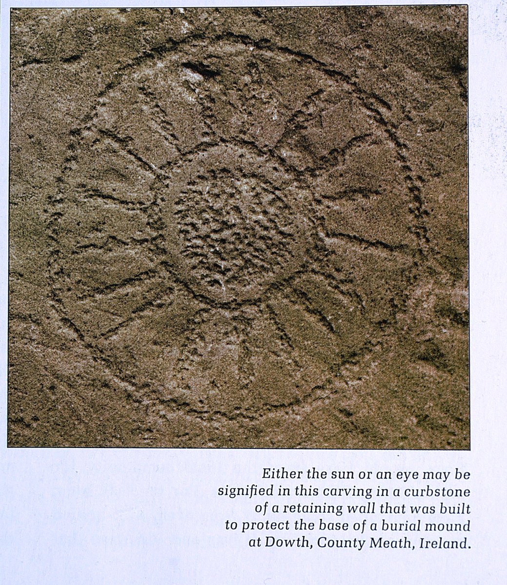 RobinEdgar's tweet photo. @newgrangeknowth @opwireland @heritageireland @NationalMons @DiscoverBoyneV This Robin says the #NeolithicArt of #Knowth, #Newgrange, #Dowth & #Loughcrew is NOT just geometric #NONrepresentationalArt that "we cannot understand".
Depictions of #SolarEclipses &or #SolarEclipseSymbolism are found in the #RockArt of every "passage tomb".
#NoticeNature? https://t.co/Or4sE5S7g5