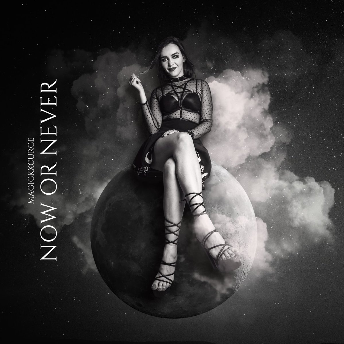MAGICKXCURCE's tweet photo. Our new single, Now Or Never, is out now on all major platforms. The track is a blend of Metal, Trap, Alternative Rock, Pop, and Shoegaze. 

Stream/watch at the link

https://t.co/TREUjpjJOo

Enjoy! 🖤

#NewMusicFriday #NewMusic #trap #metal https://t.co/savX3RCk8j