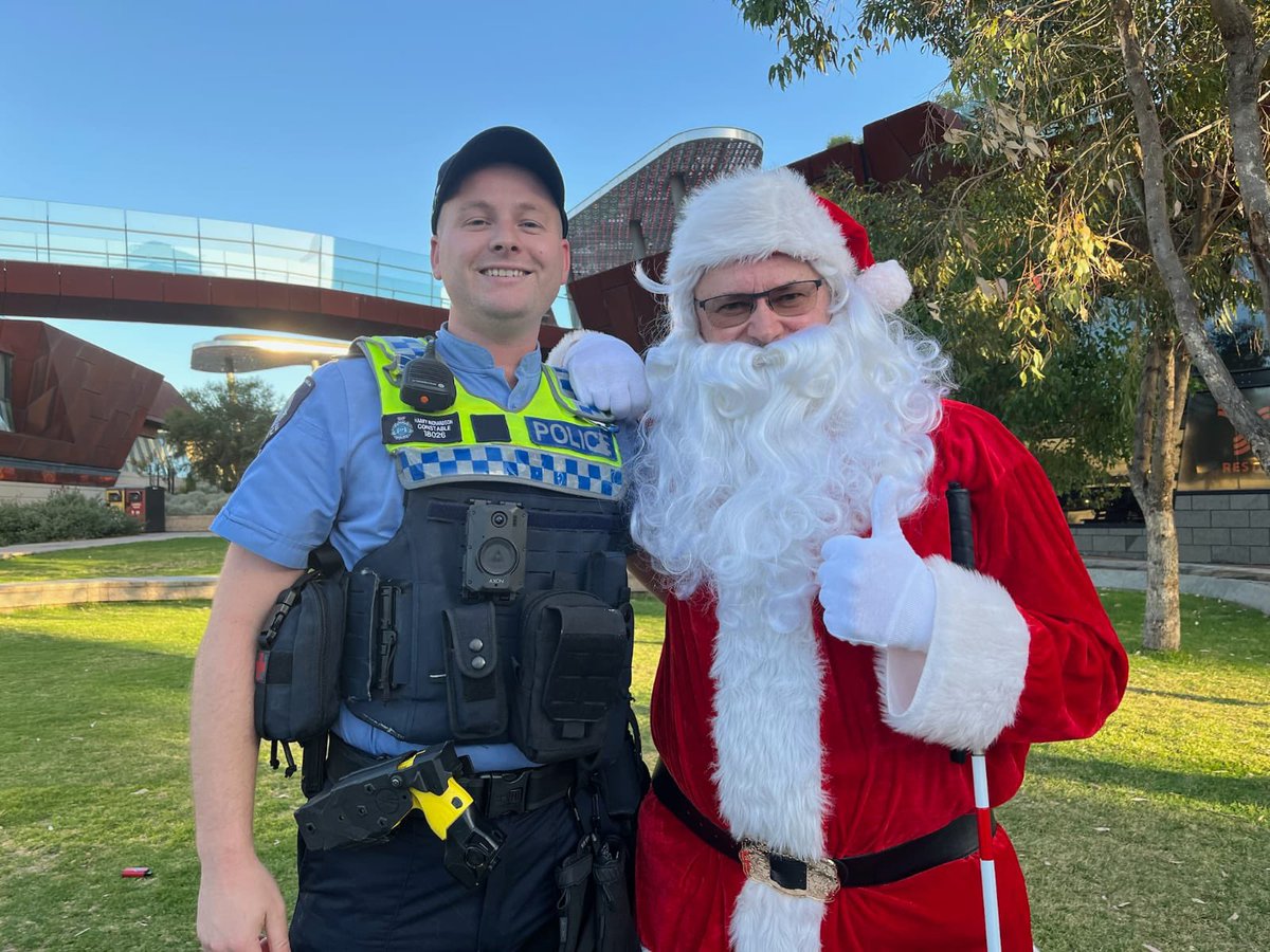 Perth Police (@perthpol) on Twitter photo Perth Police Station Team 5 - Hanging out with Santa in Yagan Square tonight! Good to see everyone getting involved with the Christmas spirit🎅🏻 <a href="/PerthPol/">WA Police Force - Perth District</a> <a href="/CityofPerth/">City of Perth</a> Perth Police Station Team 5 - Hanging out with Santa in Yagan Square tonight! Good to see everyone getting involved with the Christmas spirit🎅🏻 <a href="/PerthPol/">WA Police Force - Perth District</a> <a href="/CityofPerth/">City of Perth</a>