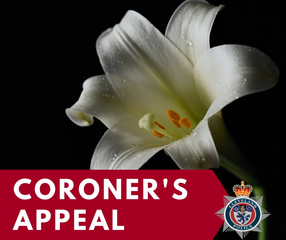 ClevelandPolice's tweet photo. The Cleveland Coroner is appealing for relatives of 38-year-old Ricardas Sedys, who died in Carlin Howe, East Cleveland on 10th December. 

His last known address was in Sunderland. 

Relatives are asked to contact the Coroner’s Office on 01642 729350. https://t.co/NJdy7HOmlx