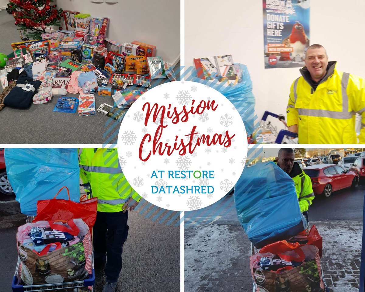datashreduk's tweet photo. Restore #Datashred are proud to support Mission Christmas 🎄, #CashforKids! Our Gateshead team  donated some fantastic gifts 🎁 to Missions Christmas &amp; each gift will help children have a better Christmas.⭐

Donate: https://t.co/AlvXUbsbza

#christmas @hitsradiouk https://t.co/73akaXwtbG