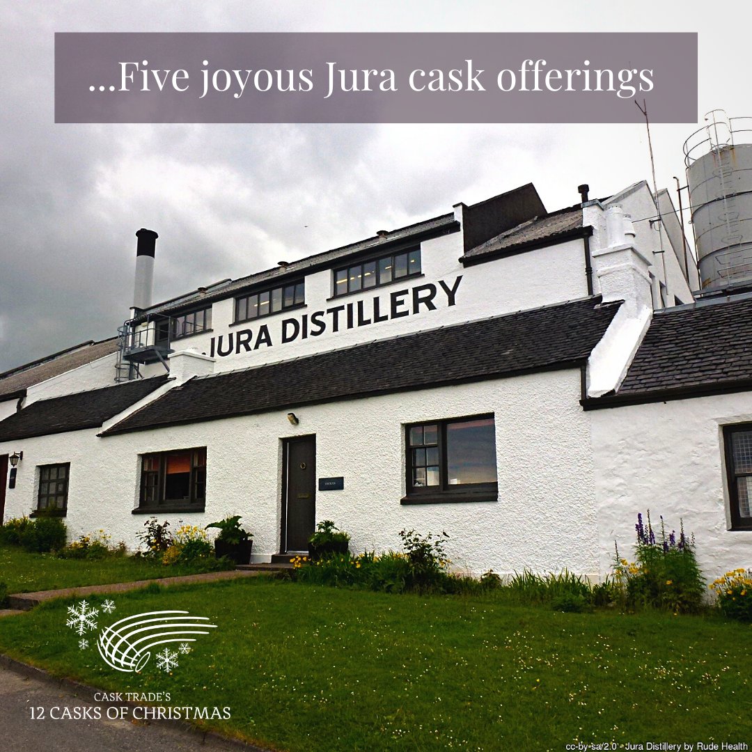 CaskLtd's tweet photo. On the fifth day of the 12 Casks of Christmas we welcome...Jura!
We are proud to have @jurawhisky casks on our stocklist. If you are interested in learning more about Jura or other casks we have available, click the link below.

https://t.co/Xus2GPgrdu

#Jura #12CasksofChristmas https://t.co/DvCru7v454