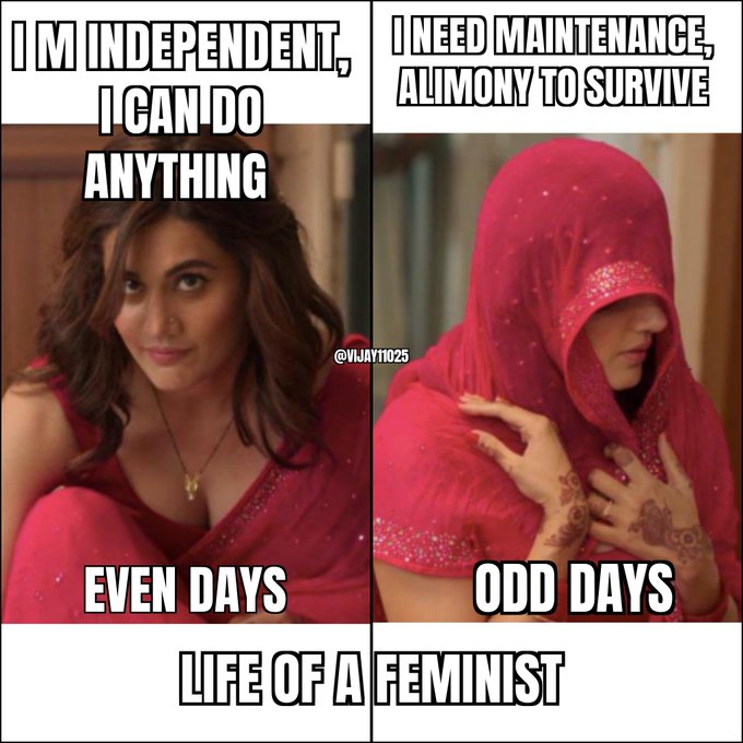 DaxeshVania's tweet photo. Nowadays there is #NoLongerObscenity for #Feminist!
They just playing #VictimCard & #AblaNariCard for fulfil her desires #ExtortMoney #Adultery.
#FeminismIsCancer
#MyBodyMyChoice
#BollywoodFashion
#DeepikaPadukone
#UorfiJaved
@NCMIndiaa
@monicagarkhel
#NotMyCJI
@NCPCR_
@MLJ_GoI https://t.co/3DzttJEjIi
