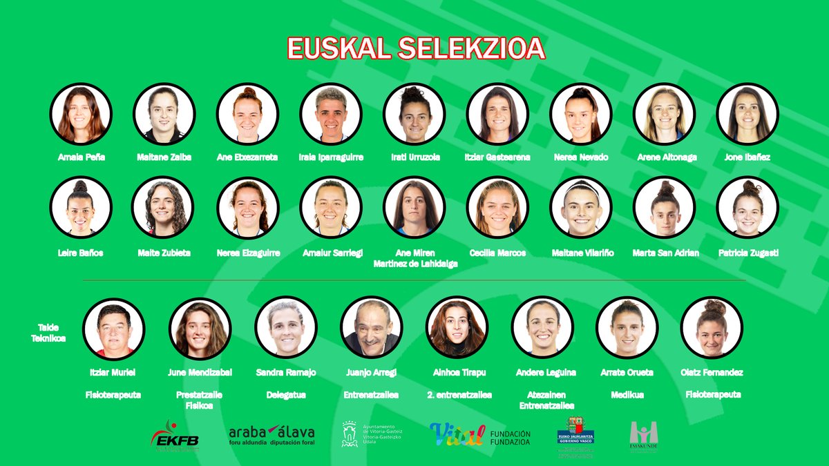 👥𝗗𝗘𝗜𝗔𝗟𝗗𝗜𝗔👥

🎉Onena azkenerako utzi dugu!

🚨Euskal Selekzioa osatuko duten 𝟏𝟖 𝐣𝐨𝐤𝐚𝐥𝐚𝐫𝐢𝐚𝐤 aurkezten dizkizuegu:
euskadifutbol.eus/euskal-selekzi…

🚨Os presentamos a las 𝟏𝟖 𝐣𝐮𝐠𝐚𝐝𝐨𝐫𝐚𝐬 que formarán la Euskal Selekzioa:
euskadifutbol.eus/euskal-selekzi…