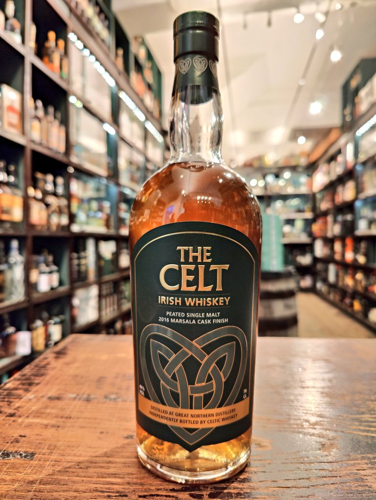 Proud of this one! Next release of The Celt is here. Peated Marsala Cask. Distilled at GND and bottled exclusively by us here at Celtic Whiskey. My quick notes: Charred lemon, delicate woodfire camp smoke, very rounded.