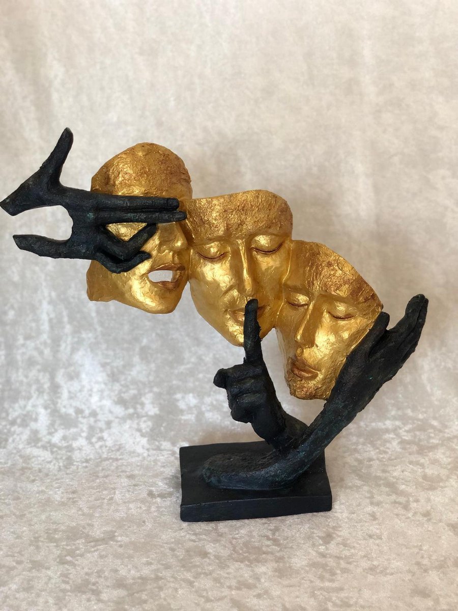 blizm87's tweet photo. Home Decor, Sculpture, Face Statue, Mask Statue, Decorative Gift,  See no evil,Hear no evil, Speak no evil
 #Statue #Decorative #speak #face #gift #decor #mask #Sculpture #Lalstoria #EtsyEmail

👉https://t.co/VLzogFyuZa https://t.co/r43nD0vLKk