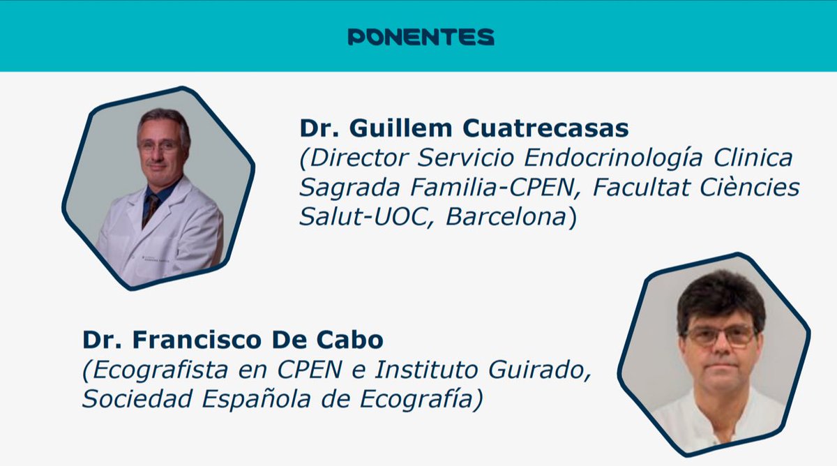 infoCPEN's tweet photo. Hoy 16 de diciembre a las 16:30h en el Auditorio CPEN-Eixample “Taller de ecografía para endocrinología pediátrica”, con los ponentes Dr. @guillemcuatrec1 y Dr. Francisco de Cabo, de la mano de @merck_es.
#CPEN #Tallers #Merck #ecografia #Pediatria #endocrino #tiroides #Obesidad https://t.co/H87wGGsbIO