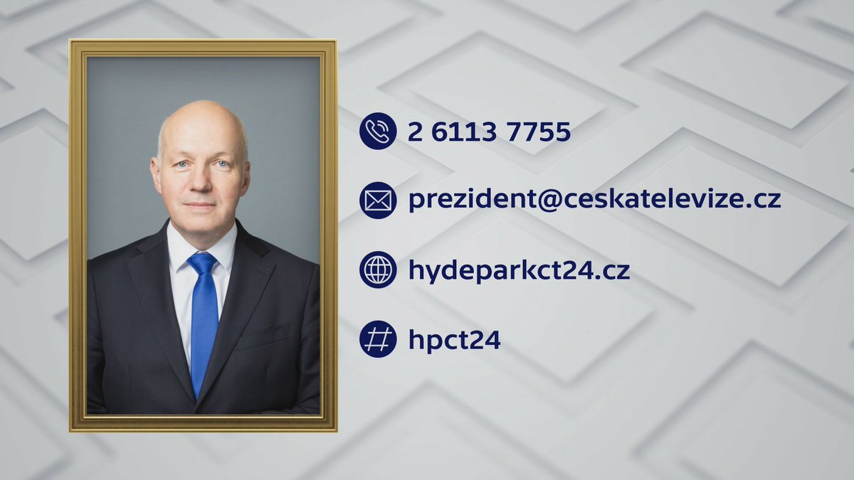 90ct24's tweet photo. Páteční večerní vysílání ČT24 pokračuje dalším Hyde Parkem s prezidentským kandidátem. Ten bude odpovídat nejen na otázky moderátora, ale také na ty vaše. Dnes přijde Pavel Fischer. Zeptejte se ho na to, co vás zajímá. #hpct24 https://t.co/NriwIQlTxf