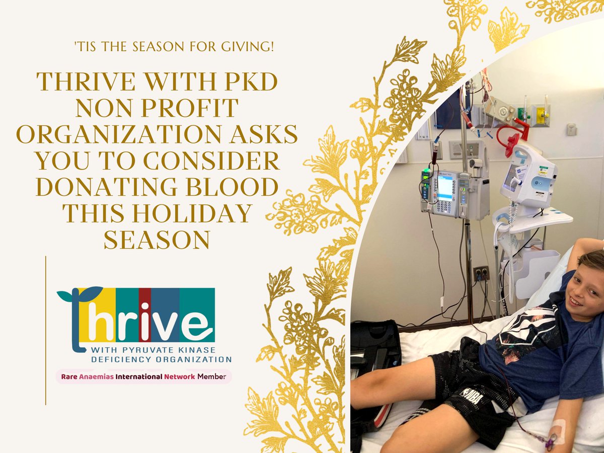 TwPKDnonprofit's tweet photo. The best gift you can give is the gift of life ❤️
#rareanemia #donateblood #holidaygift #pkd #bloodtransfusion #donatebloodsavelives #thrive #pyruvatekinasedeficiency https://t.co/xPAf0jLfTo