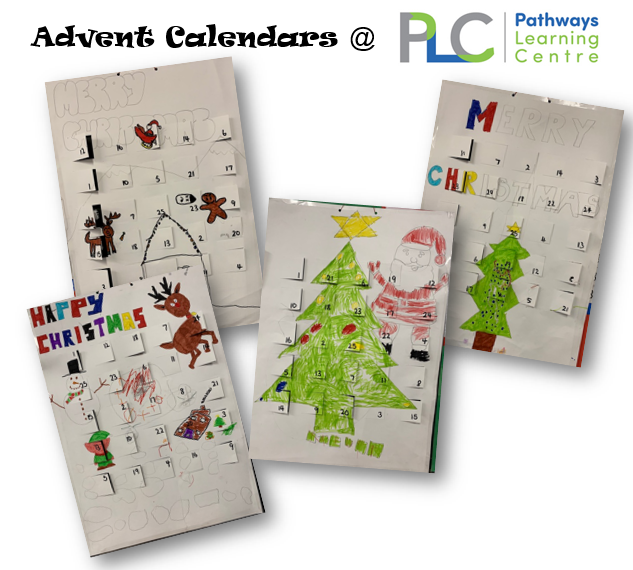 PLC_Pathways's tweet photo. Merry Christmas to all our students, their families and our fellow professionals from @PLC_Pathways ! Our Primary students have created these fantastic advent calendars to help us countdown the days! https://t.co/nkfcaBctkk