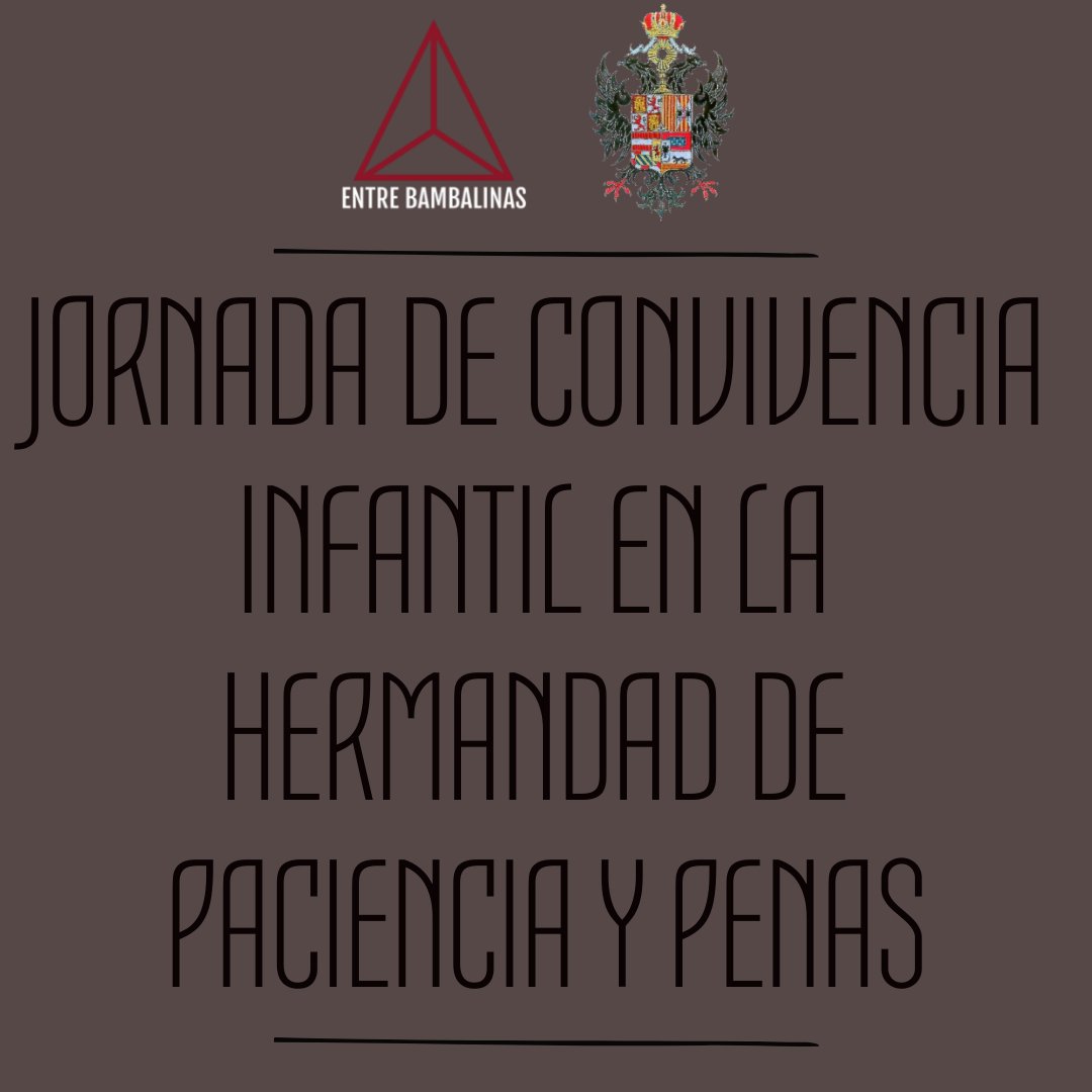 _EBambalinas's tweet photo. El 16 de Diciembre de 17:30H a 19H la Casa de Hermandad de @PacienciayPenas abrirá sus puertas a los hermanos de entre 3 y 12 años que quieran participar en el Concurso de Postales navideñas y disfrutar de una merienda.
|#PyP_EB| https://t.co/Hb8VOxDUqv