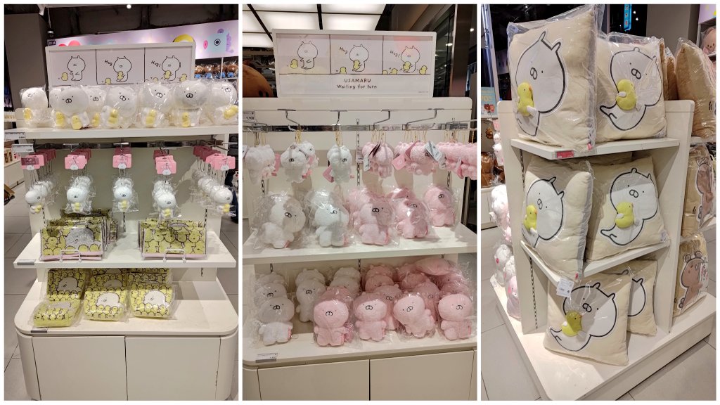 nyaomic's tweet photo. 原宿の #LINEFRIENDSSTORE ついに怒涛の70％オフセールになりました。セールも佳境になっていよいよ閉店が近づいてる感あり、寂しさも増します(´・∞・`)
#うさまる https://t.co/EN43jFT7CL