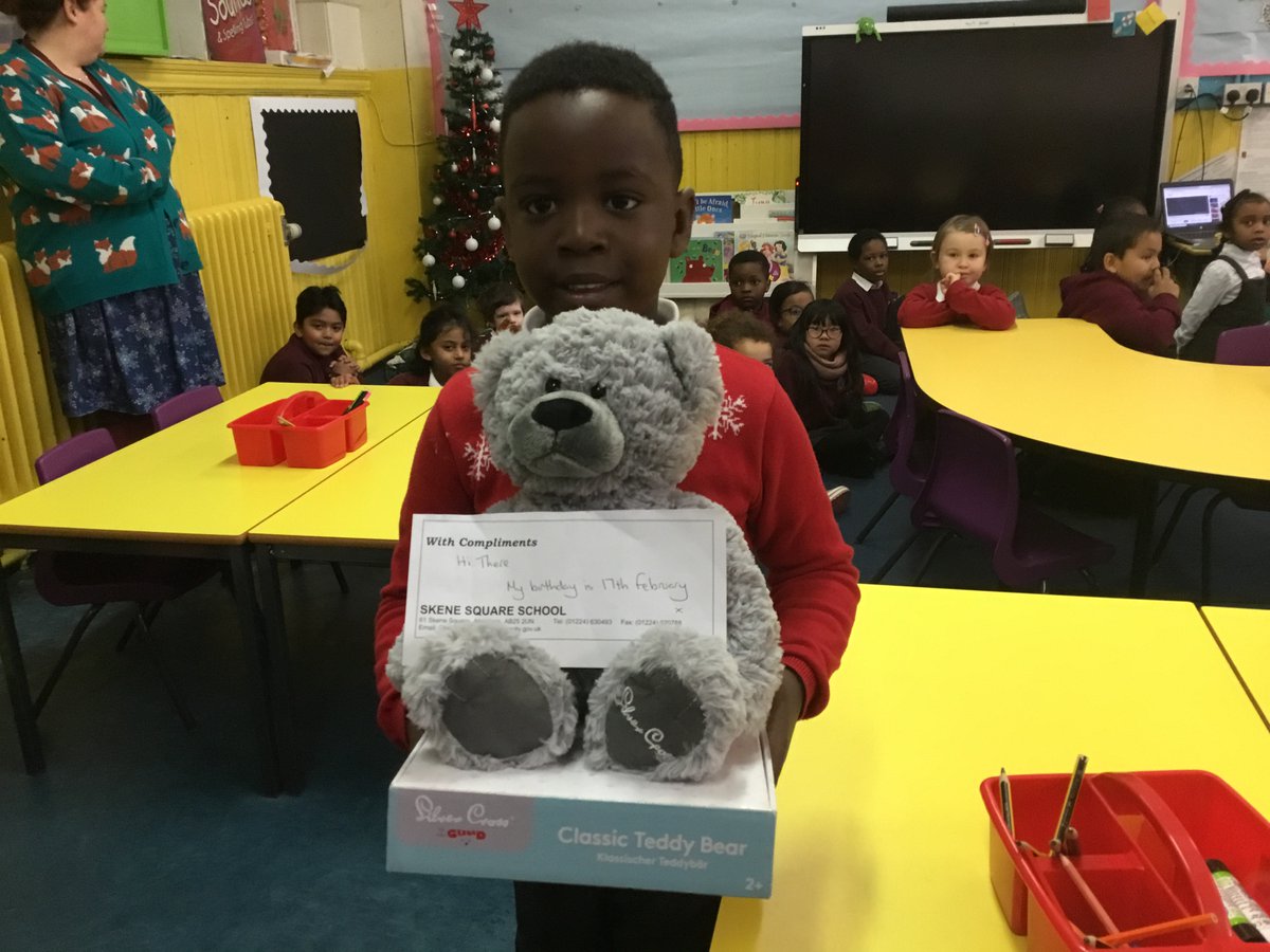 Congratulations to the winners of our ‘Guess the number of sweets in the jar’ (490) and ‘Guess the teddy bears birthday’ (17th February).
P7 were delighted with the response to their fundraising ideas. Look out for more in the new year…
