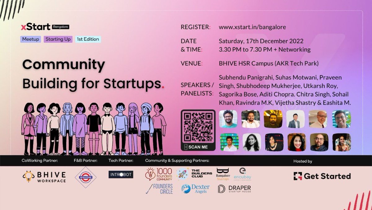 founders_house's tweet photo. Upcoming Event !! 🎪

Community Building for Startups by xStart.

Register now: https://t.co/fXCGcXHfcd https://t.co/DE8JMT8NEL