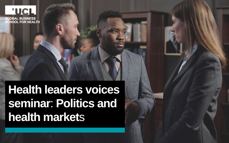 ucl_GBSH's tweet photo. Save the date! 

Our first event of 2023 is an exciting seminar on 'Politics and Health Markets', featuring Mitchell Wolfe, Chief Global Strategist at PDTI Limited.

Get your free ticket today! 

https://t.co/np2bwPH9Ru https://t.co/m7dtTChAjg