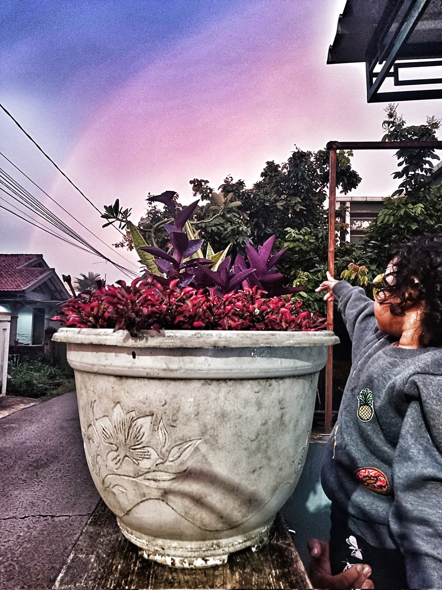 tyostick's tweet image. rainbow after rain