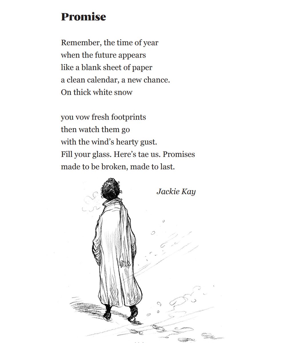 "Fill your glass. Here's tae us. Promises
Made to be broken, made to last"

- Happy New Year to our global poetry family! We love this <a href="/JackieKayPoet/">Jackie Kay</a> poem illustrated by <a href="/chrisriddell50/">chris riddell</a> in We Wish You A Merry Christmas published by Macmillan #HappyNewYear 
poetrybooks.co.uk/collections/gi…