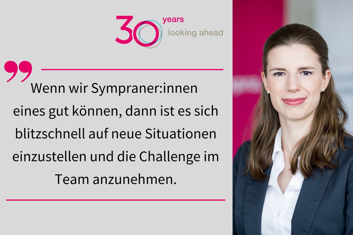 „Mein Sympra“ Nr. 13 mit Julia Wolf, Senior Consultant bei Sympra. Das ganze Statement und mehr über 30 Jahre Sympra gibt es hier zu lesen: sympra.de/stets-im-wande…

#30JahreSympra #MeinSympra #Geburtstag #PRAgency