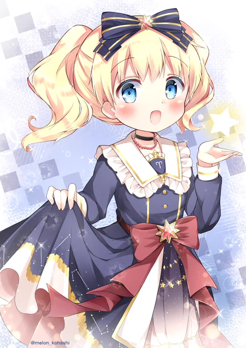 #今年も残りわずかなので今年一番伸びた絵を貼る見た絵描きさんも強制でやるきんモザ展の星座衣装アリスちゃん 