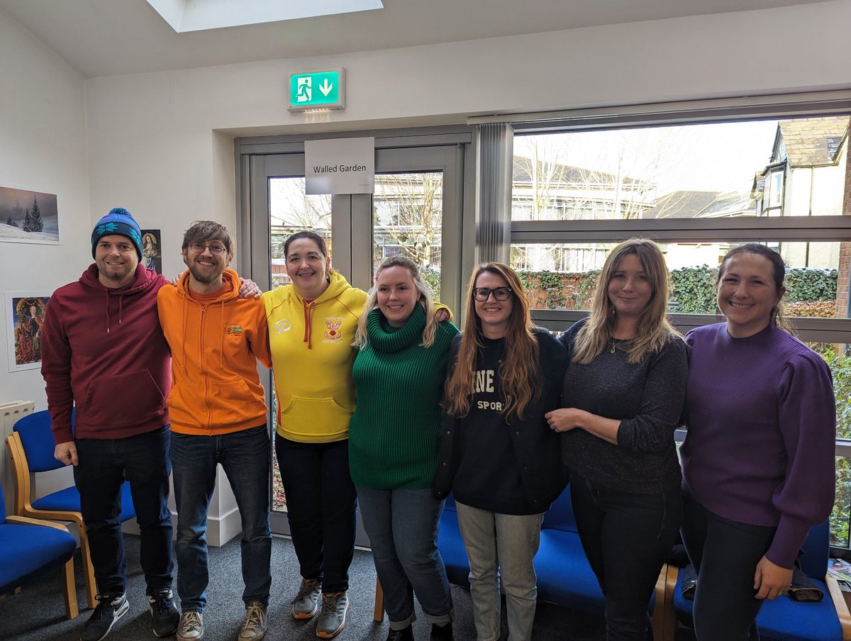 MissKHuntriss's tweet photo. The Head of Year Rainbow 🌈 for dress up day @HOfY_Grange @Grange_Cheshire @CommunityGrange @MrMJLambert https://t.co/GTcWxOU2AP