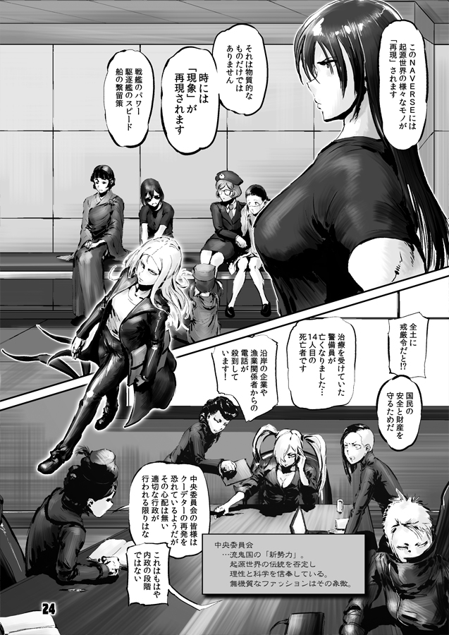 【再発表・艦これ同人誌】
艦娘と深海棲艦が協力する話。
(7/24)
#チョウフシミンの漫画 