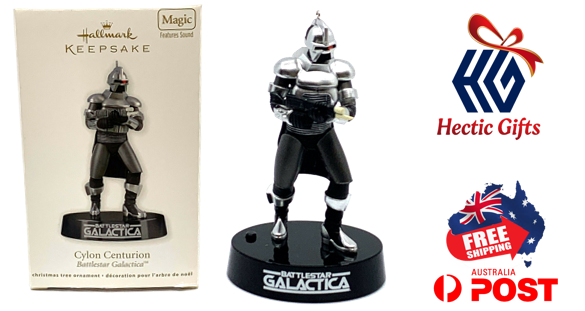 HecticGifts's tweet photo. NEW - Hallmark Keepsake Battlestar Galactica Classic Cylon Centurion Ornament
https://t.co/W4T79GCsPT
#New #HecticGifts #Hallmark #Keepsake #Christmas #Ornament #BattlestarGalactica #Classic #Cylon #Chrome #WithSound #ByYourCommand #Collectible #FreeShipping #AustraliaWide https://t.co/Mbu4bfedAT