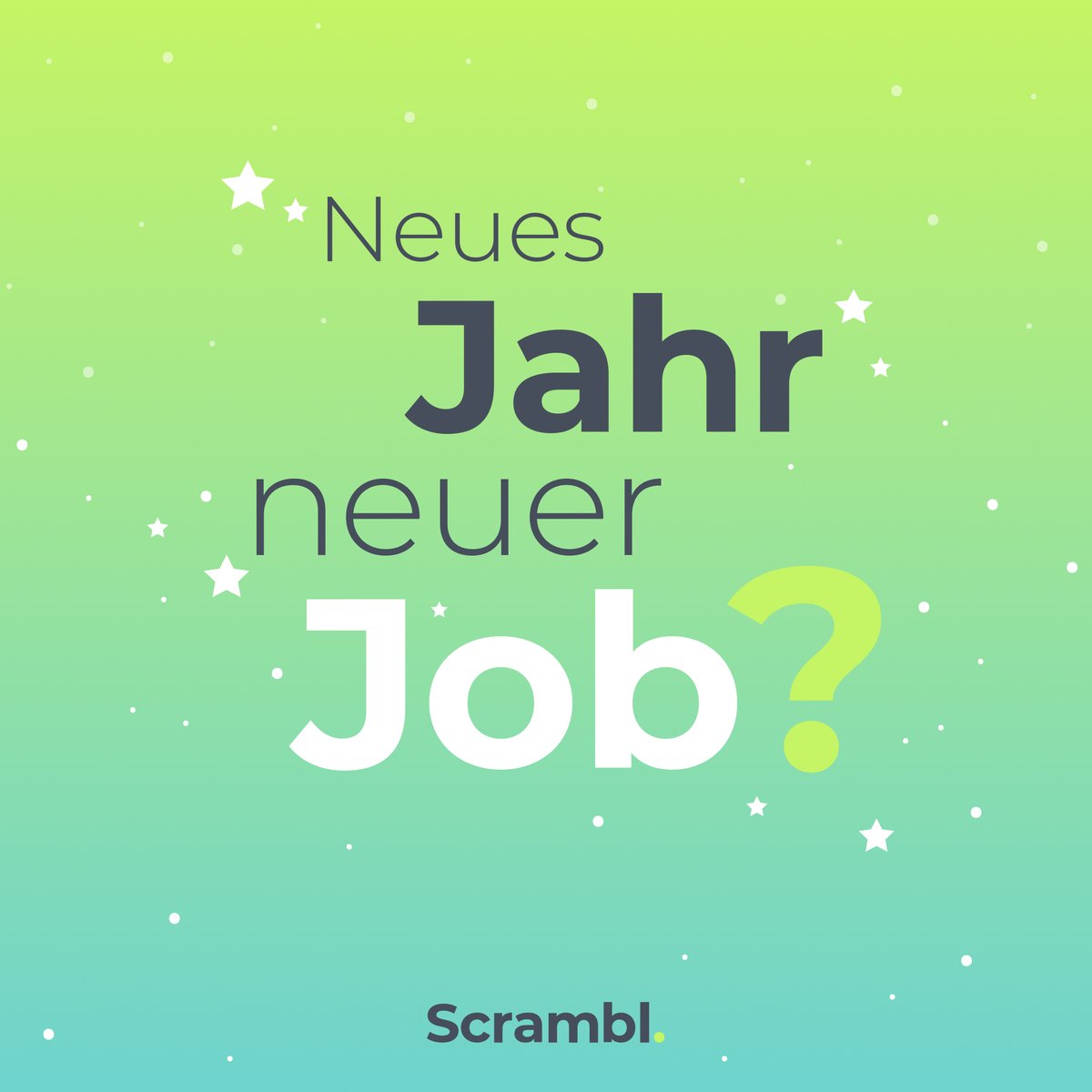 Gerade zum Jahreswechsel werden üblicherweise viele Stellen frei, die neu besetzt werden müssen.
Hast du schon am Sonntag keine Lust auf den Montag? Dann macht es vielleicht Sinn über einen Jobwechsel nachzudenken. ✨ 

#jobwechsel #karriere #scrambl #neujahr #offenestellen