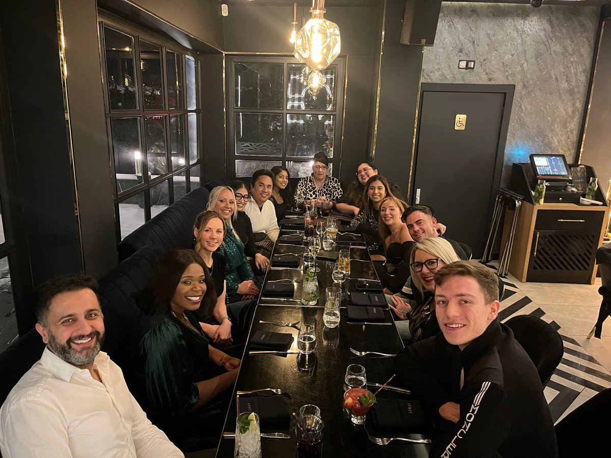 Medical + Nursing Workforce Team’s Christmas night out 🎄🎅🤶