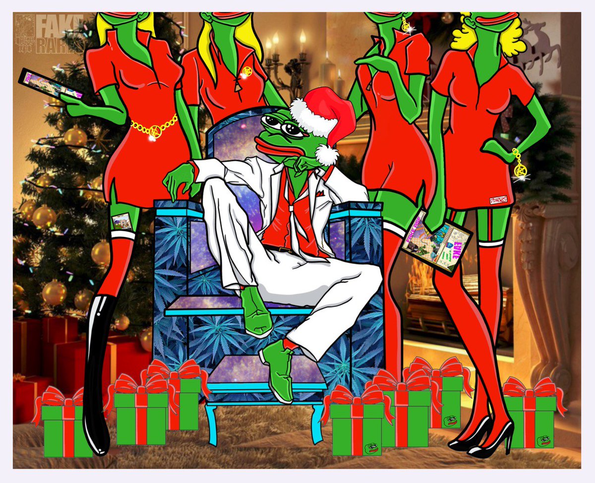 rebelmoneyart's tweet photo. 🎶ON THE FOURTH DAY OF #KEKMAS 🎄 MY TRUE LOVE GAVE TO ME....🎶

🕊️🕊️🕊️🕊️ Four Calling Birds by @Dark_inc_Studio 
 👇

Go to https://t.co/Kq6CMhv1dC

#kekmas #xcp #pepe #fakerares #santa https://t.co/GUnFY9nlAm