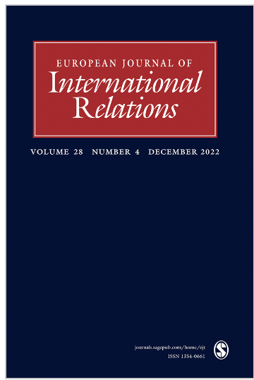 EJIR (European Journal of International Relations) tweet media