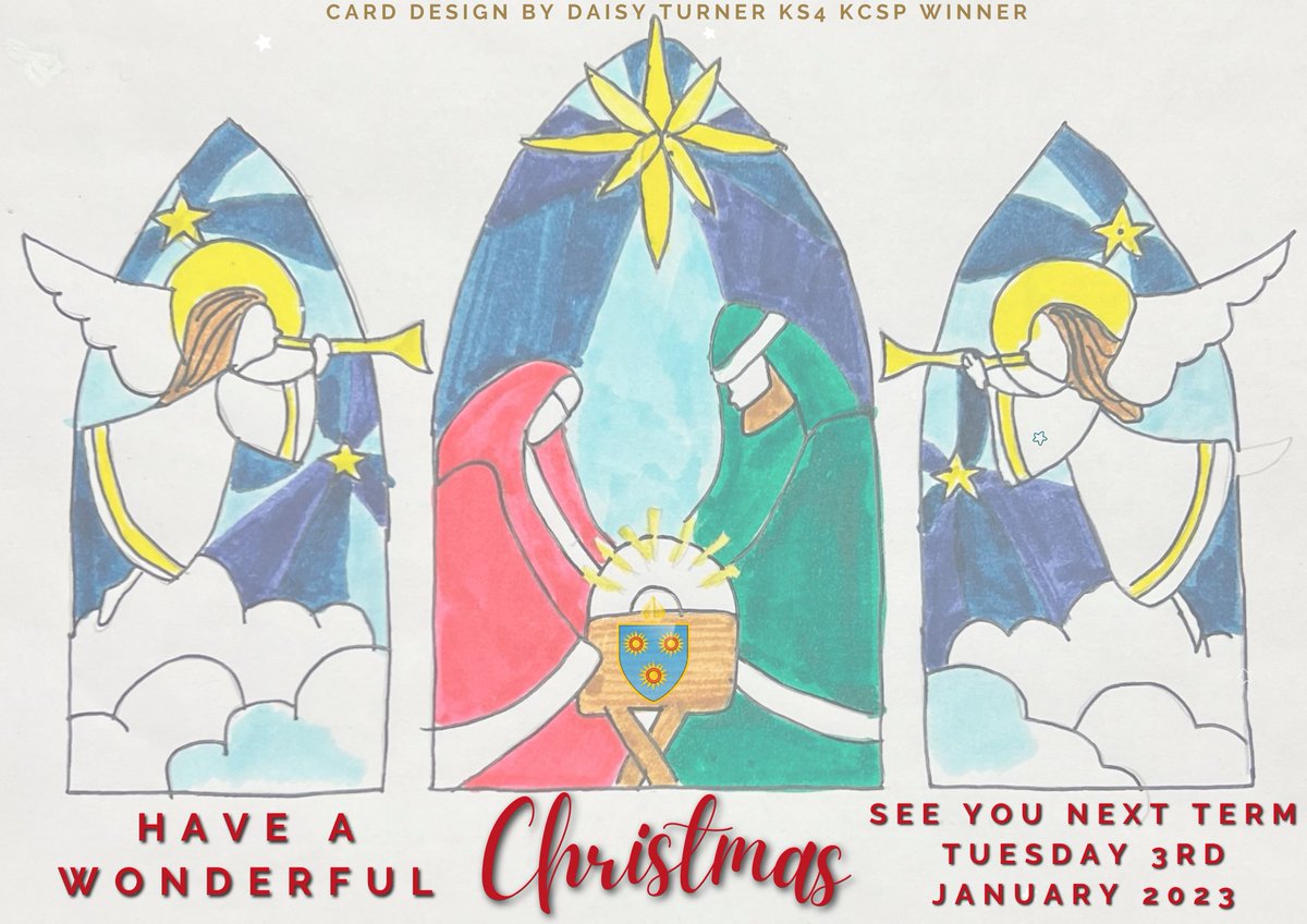 StEdmundsSCH's tweet photo. Wishing you all a Merry Christmas and a Happy New Year! See you back here on Tuesday 3rd January 2023! #teamsteds https://t.co/Sl5YaWQvNo