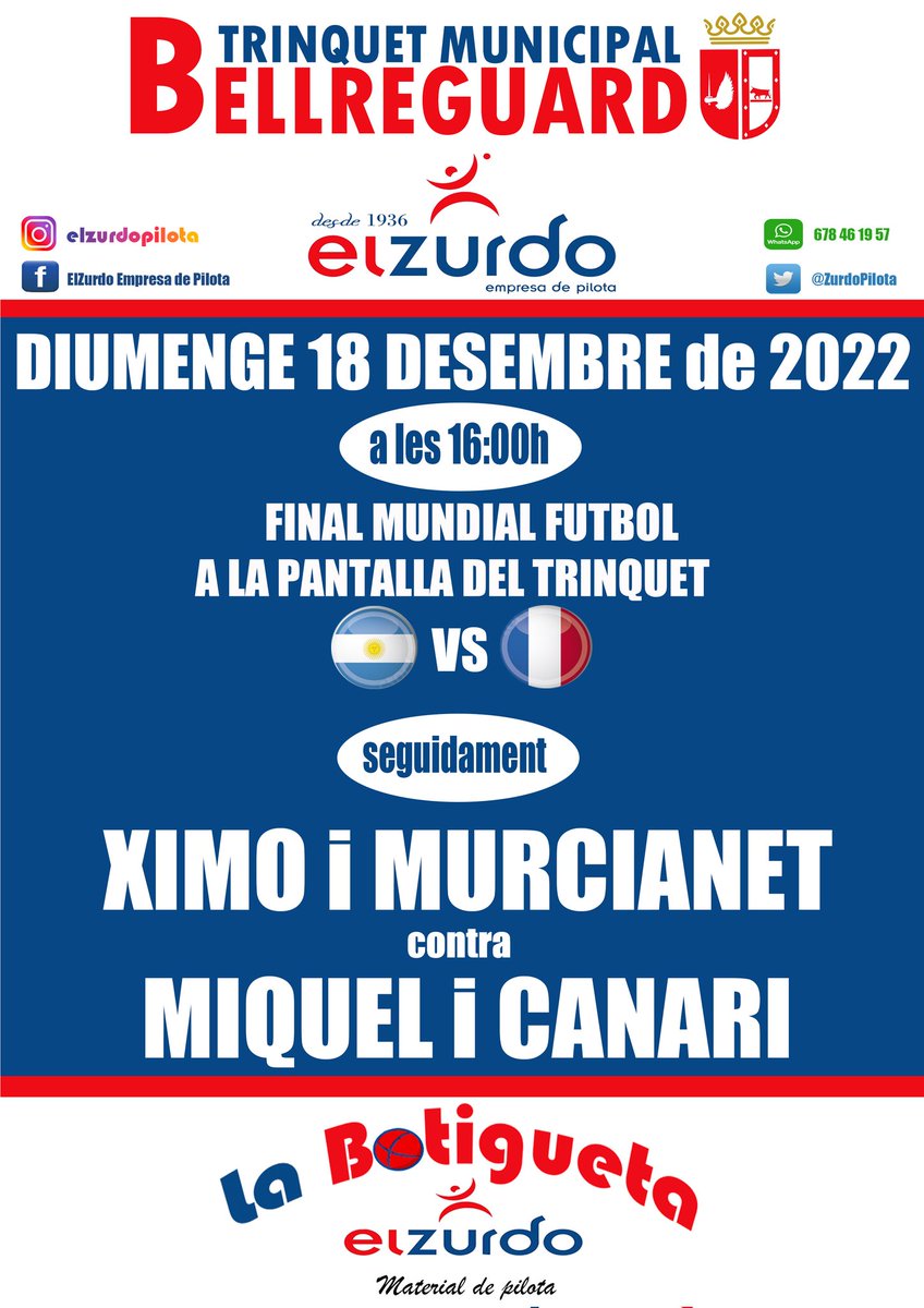 🗣CAP DE SETMANA @ZURDOPILOTA 
📍Dissabte i Diumenge de vesprada, el millor Raspall Professional al Trinquet de Bellreguard 🏟
#pilotavalenciana #pilotamola #tardeoselzurdo