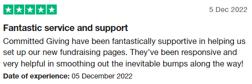 Cold outside but warm inside!  It is so lovely getting feedback on our services. Thank you.

#onlinefundraising #charity #fundraising #committedgiving