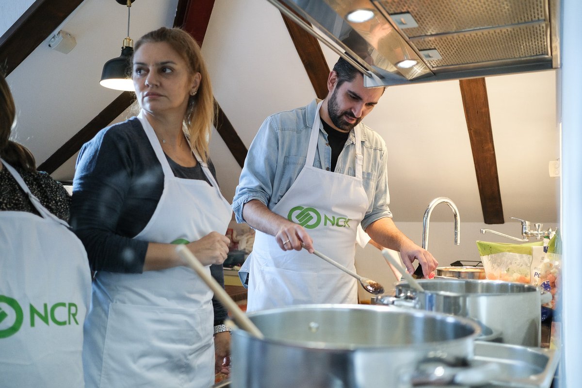 s_Lazarevic's tweet photo. Our #NCRSerbia team is proud to join #NCRforGood campaign and support the most vulnerable members of our community. Today we are preparing meals for ⁦@liceulice⁩ and their beneficiaries. Thanks ⁦@FondacijaDivac⁩ for their assistance #NCRlife https://t.co/oYy21L9h8I