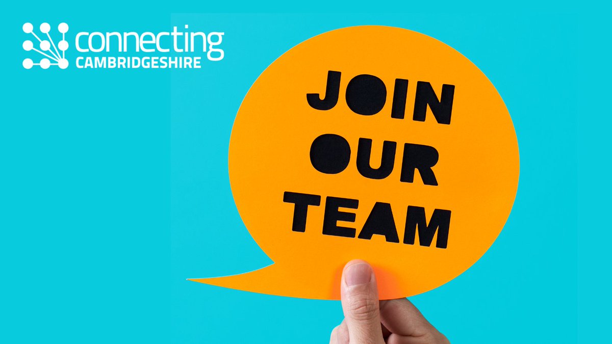 📣  We're hiring! 📣 

We're looking for an enthusiastic, organised and conscientious Project Manager to come and join the Connecting Cambridgeshire team to become part of our exciting digital programme.

Find out more about the role here 👉 orlo.uk/JobVacancy_NJs…