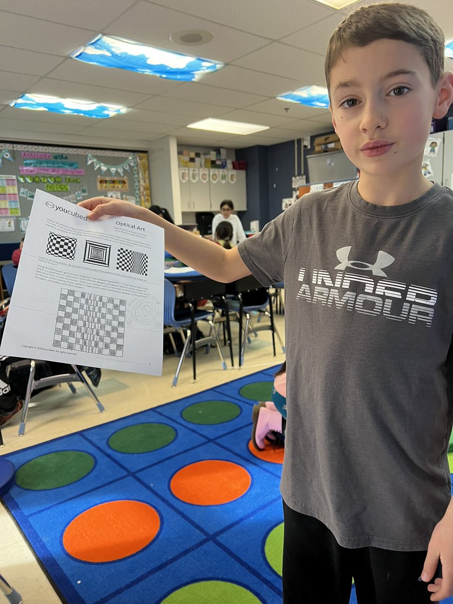 Westbriar_AAP's tweet photo. YouCubed optical art @joboaler @youcubed #math #Maths #mathchallenges #criticalthinking #Creative https://t.co/qvz6pIbhts