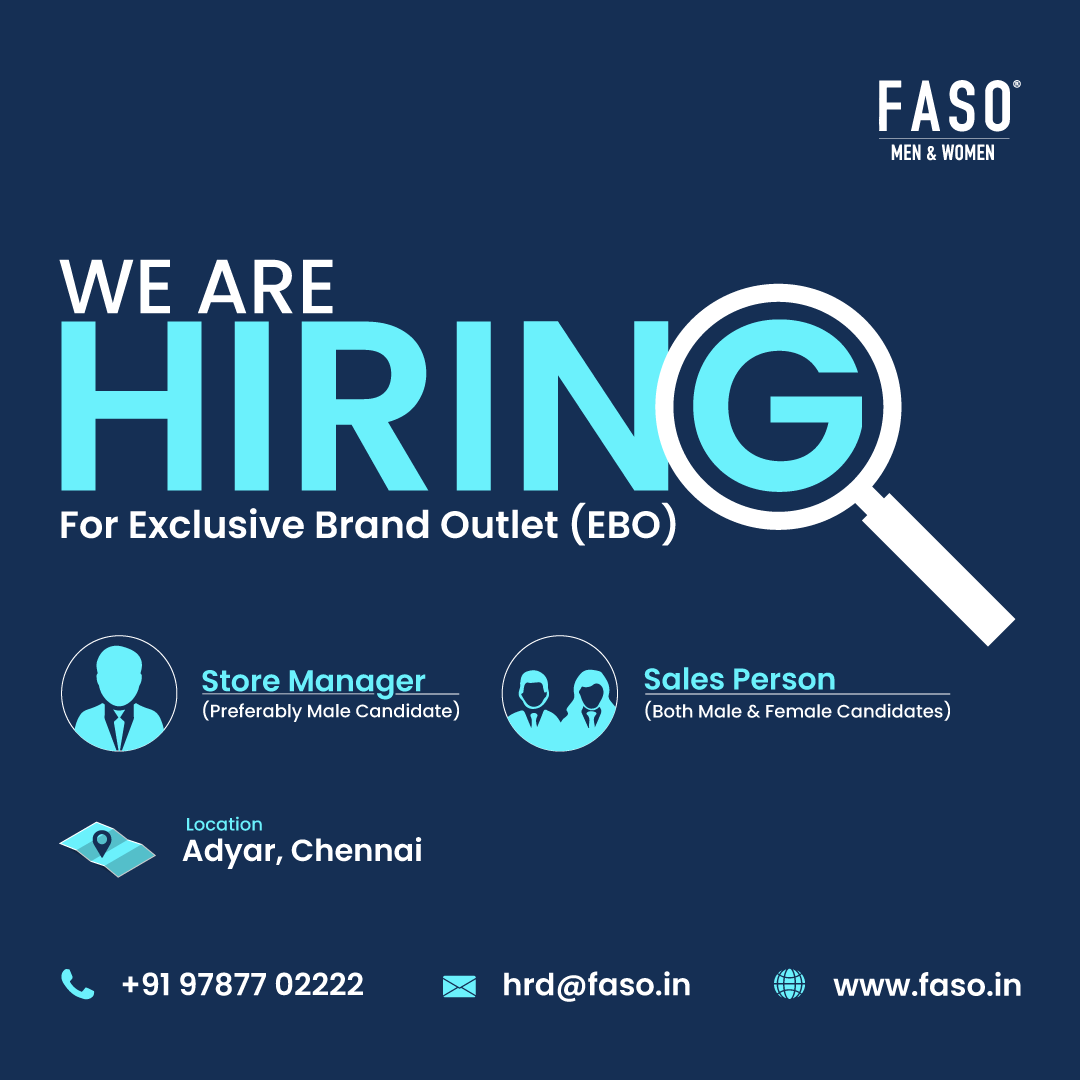 FASO on X: We are #Hiring and we've been looking for you! Work