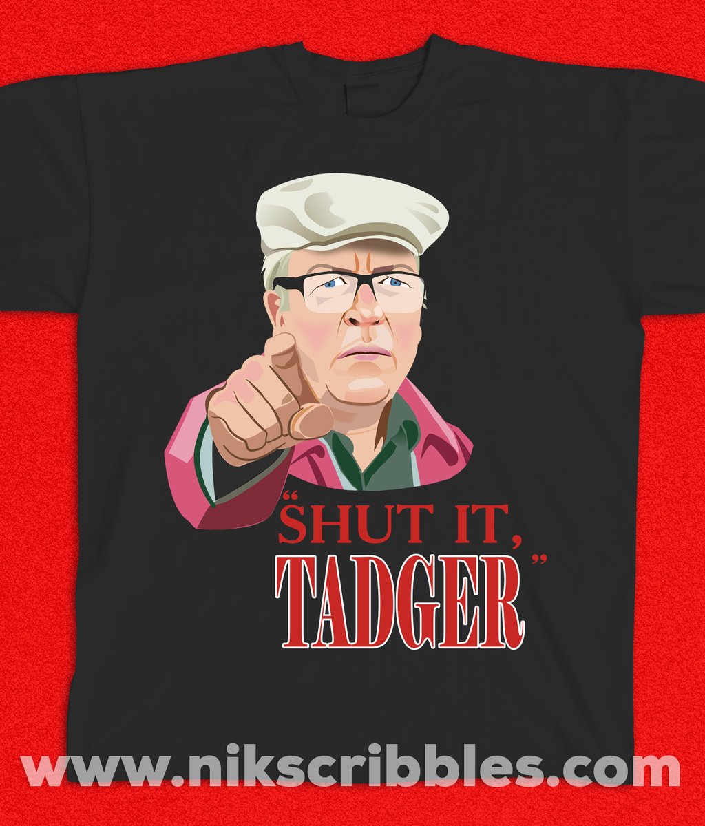 Still Game T-Shirt, available in my Redbubble shop
redbubble.com/i/t-shirt/Wins…
#stillgame #shutittadger #tshirt